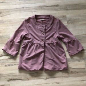 RW&CO. Mauve Button-Up Cardigan